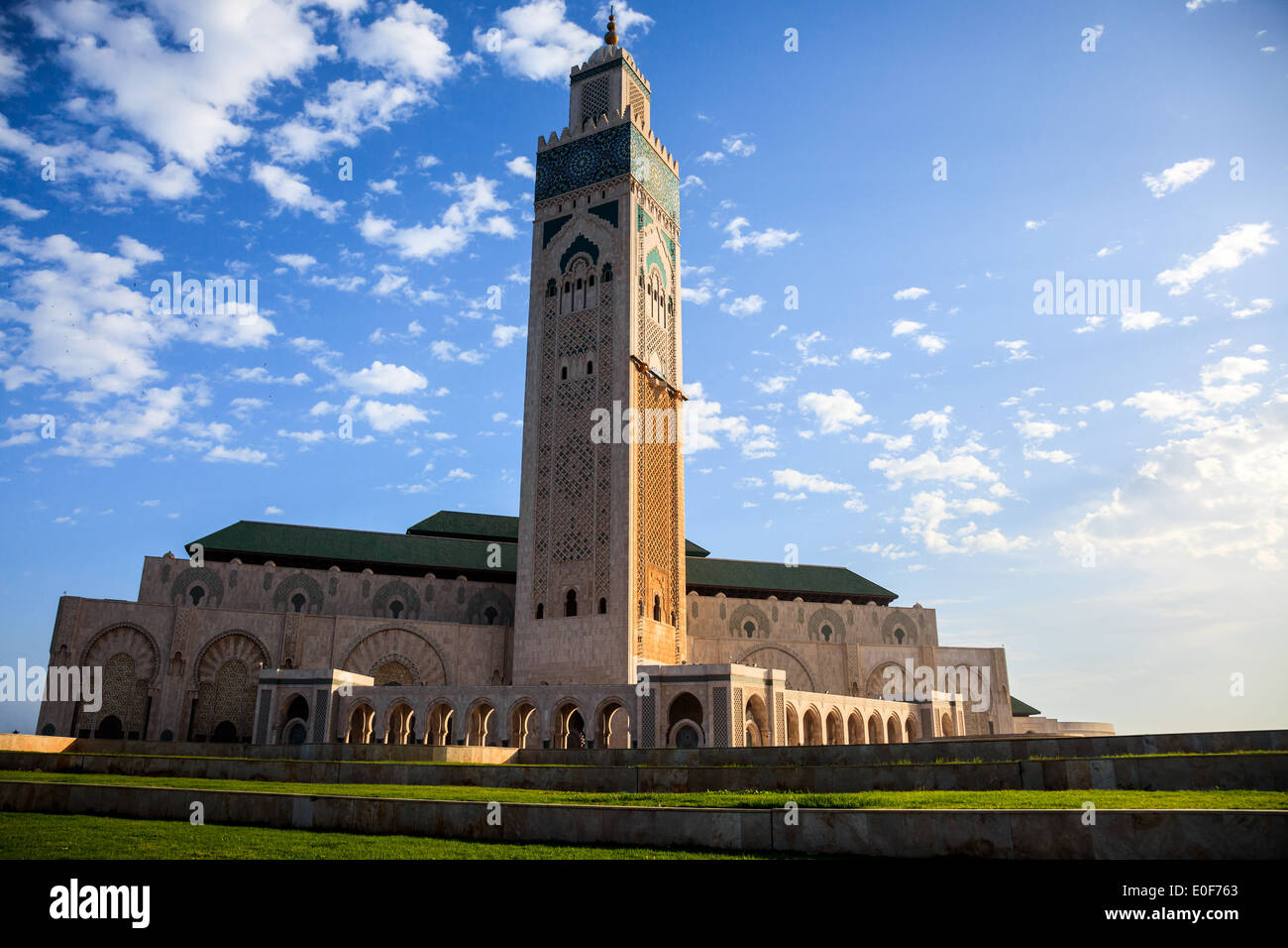 Great hassan II mosque in casablanca, morocco Stock Photo
