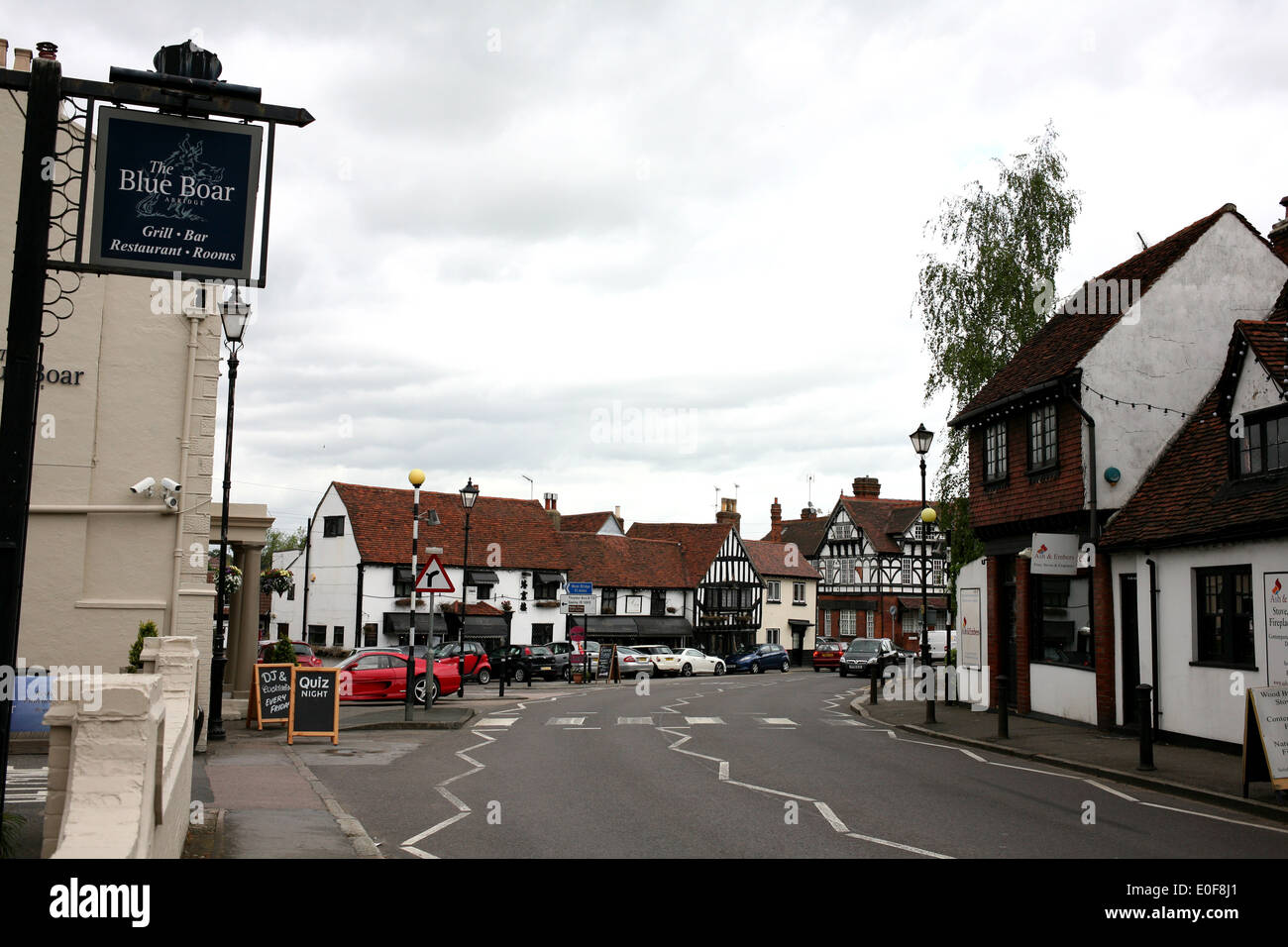 the village of abridge in county of essex uk 2014 Stock Photo