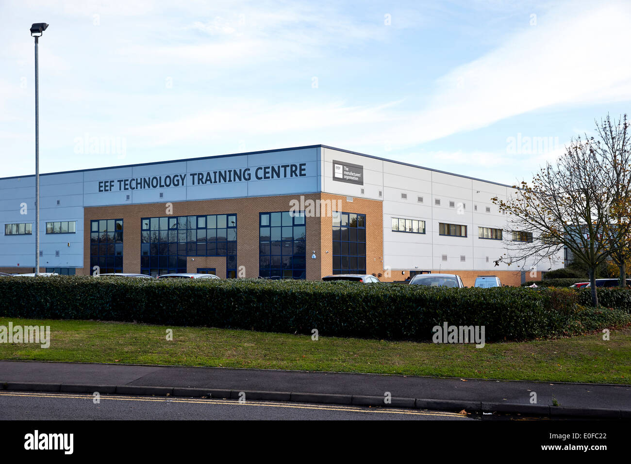 Exterior of the EEF technology training centre, Aston, Birmingham. Stock Photo