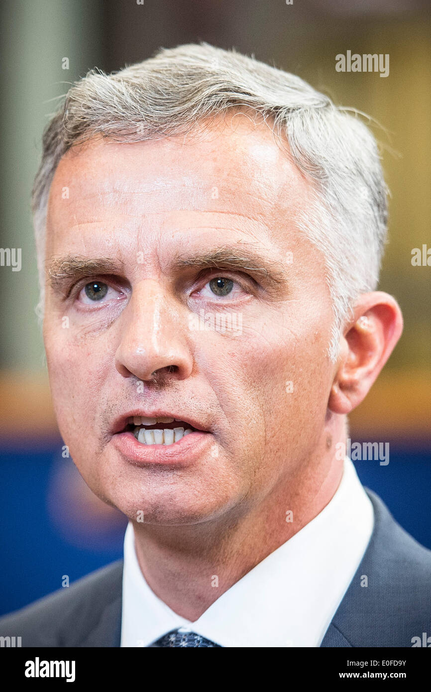 swiss president and osce chairman didier burkhalter holds press