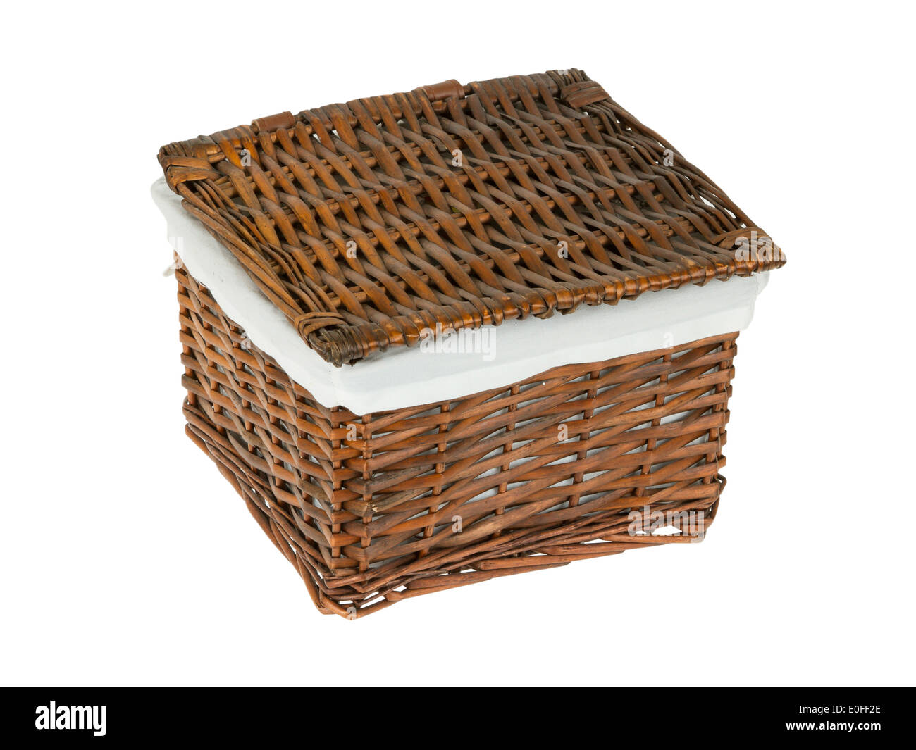 Wicker basket Stock Photo