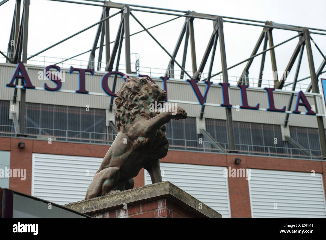 Aston Villa Football Club, Aston, Birmingham, UK. . 12th May, 2014. The club has been put up for sale by the current owner. Credit:  Jamie Gray/Alamy Live News Stock Photo