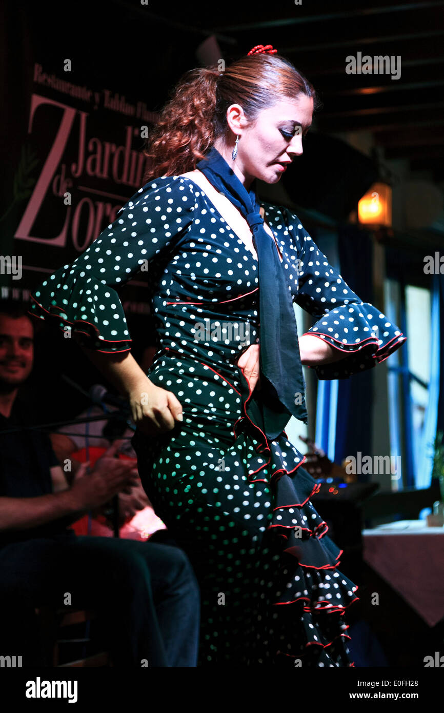 Flamenco dancer, Granada, Spain Stock Photo