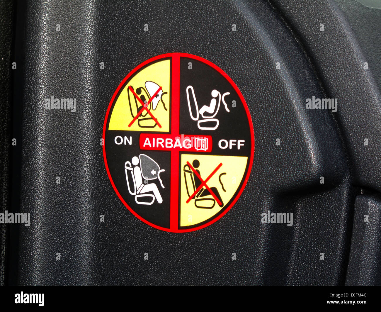Air bag warning hires stock photography and images Alamy