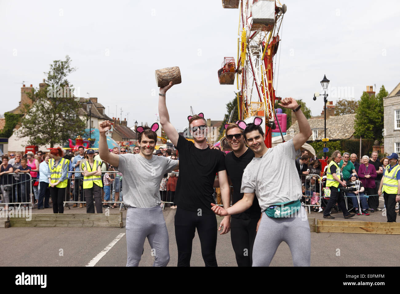 The quirky annual cheese rolling held in Stilton on May Day Bank