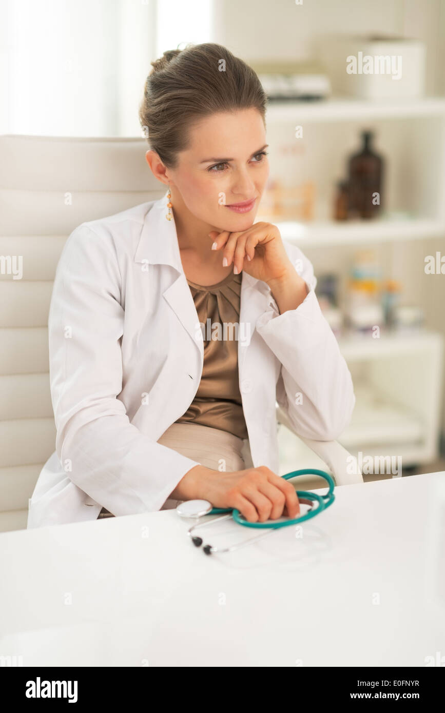 Medical doctor woman in office hi-res stock photography and images - Alamy