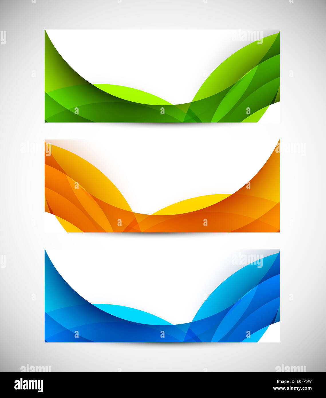 Set of abstract banners Stock Photo - Alamy