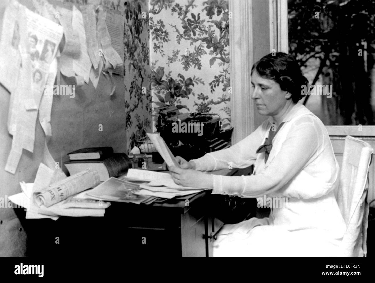 ABBY SCOTT BAKER (1871-1944) American suffragist about 1910 Stock Photo