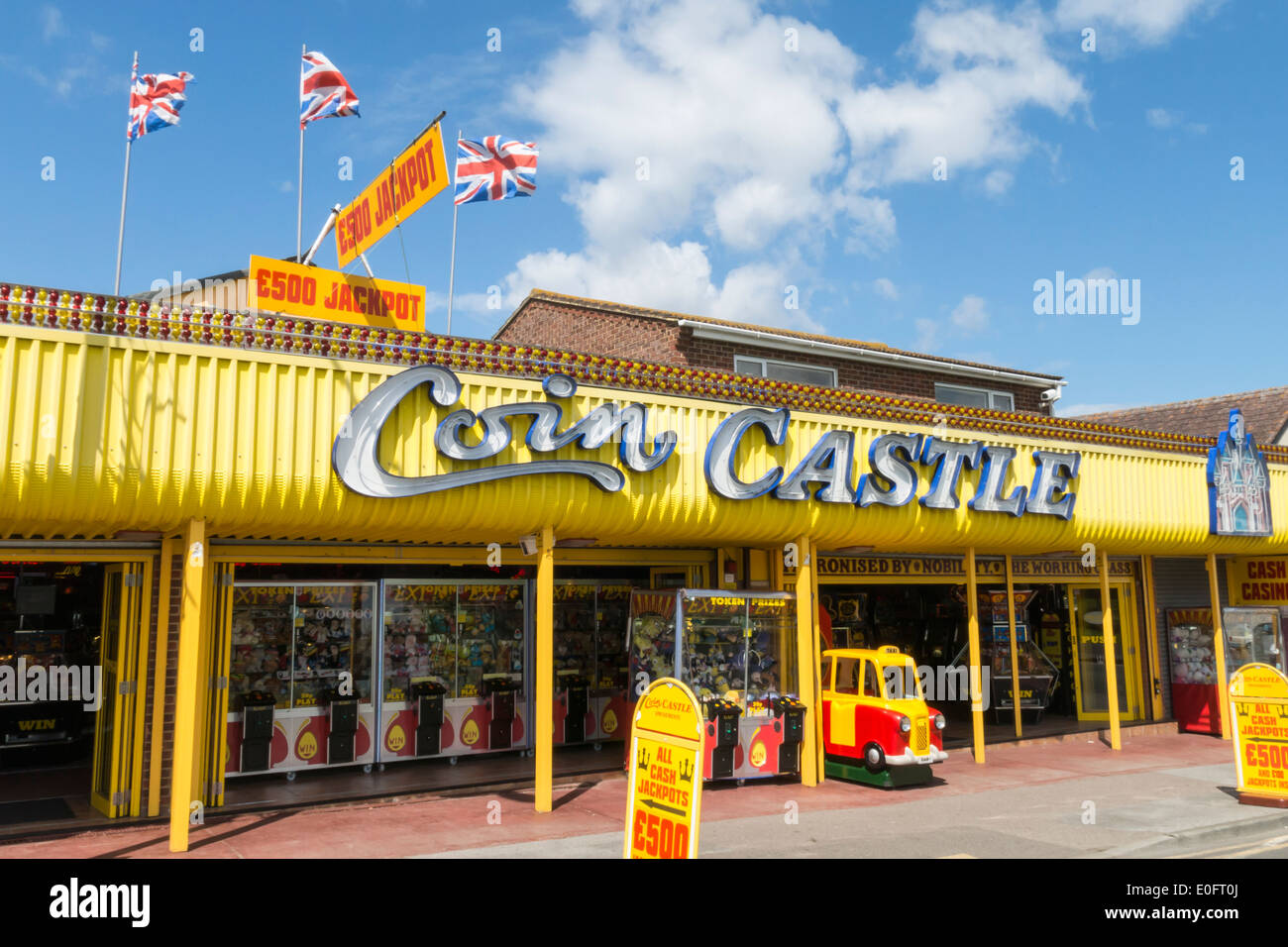 Family Amusement Arcade Leysdown Isle of Sheppey Stock Photo