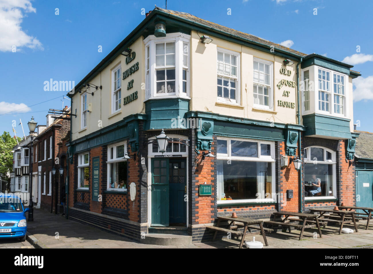 The Old House at Home Pub in Queenborough Isle of Sheppey Stock Photo