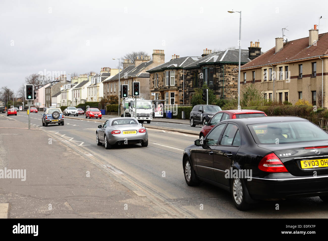 Renfrew Road in Paisley, Renfrewshire, Scotland, UK Stock Photo Alamy