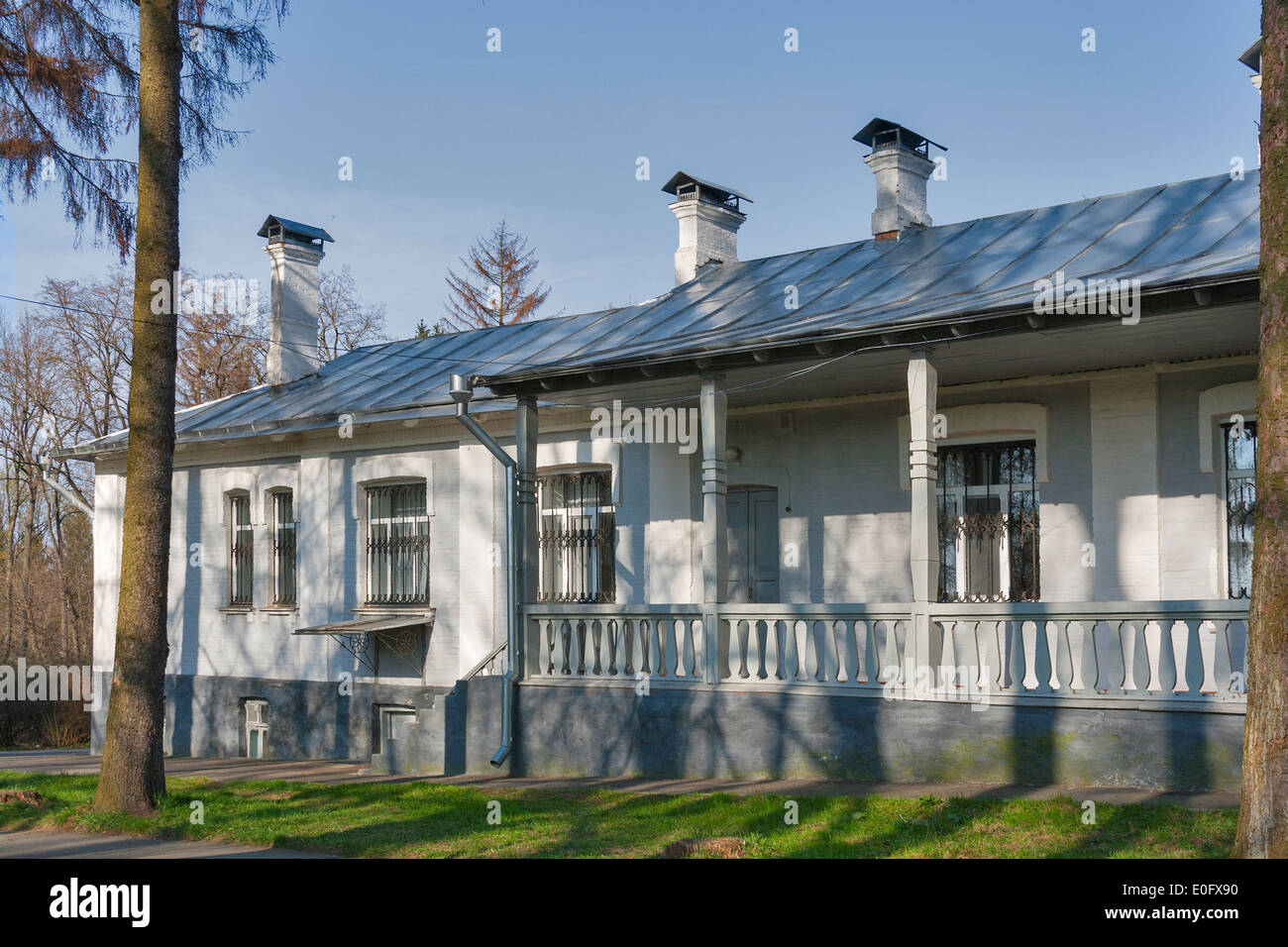 Family House Estate of Nikolay Pirogov, a prominent Russian and Ukrainian surgeon. It was built 1866 in Vinnitsa, Ukraine. Stock Photo