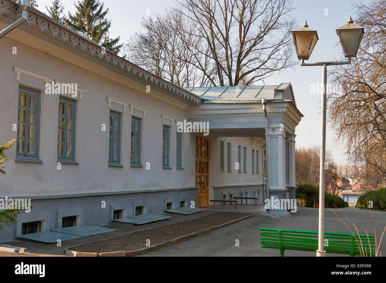 Family House Estate of Nikolay Pirogov, a prominent Russian and Ukrainian surgeon. It was built 1866 in Vinnitsa, Ukraine. Stock Photo