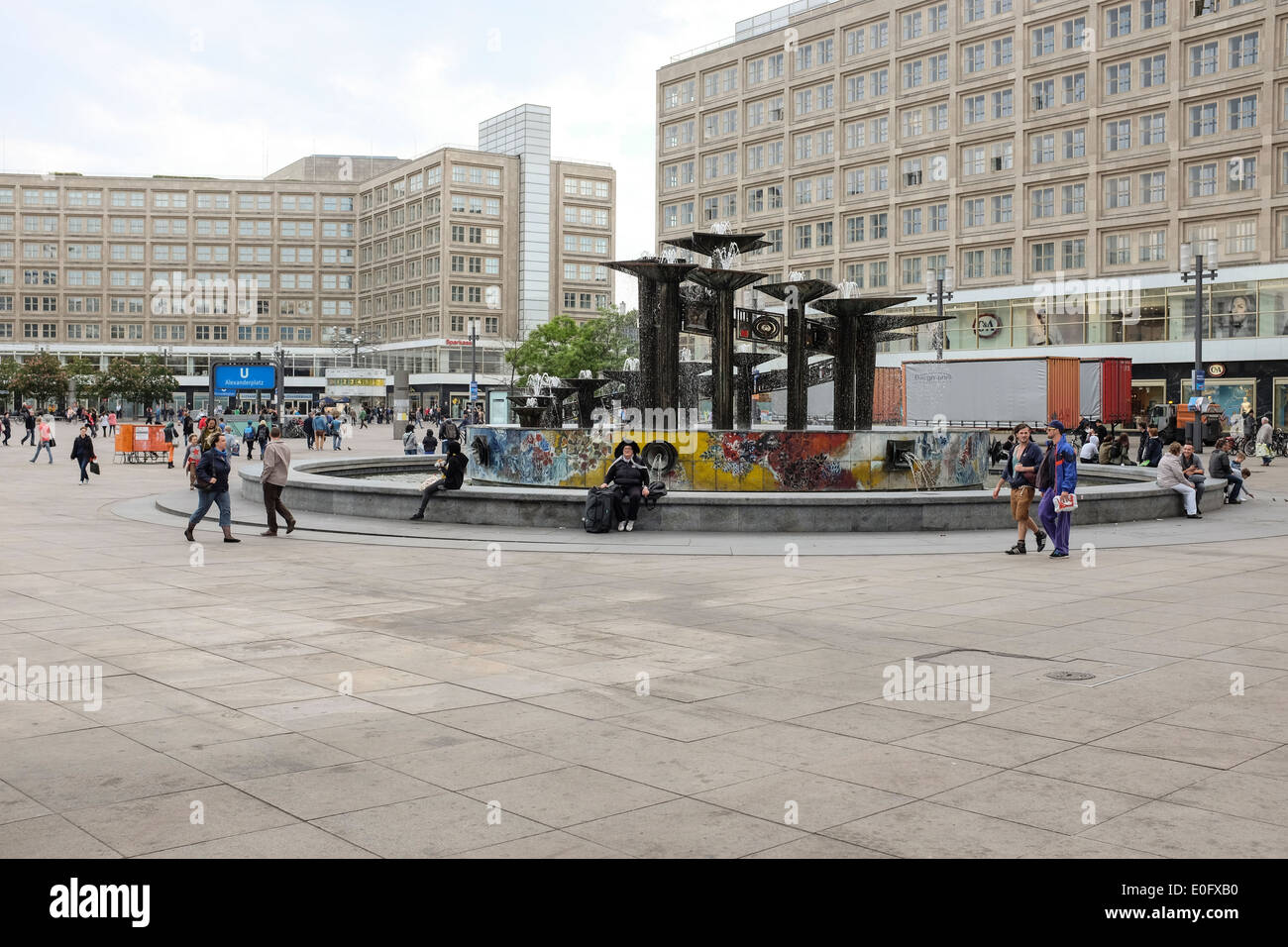 Alexanderplatz Berlin Germany Stock Photo