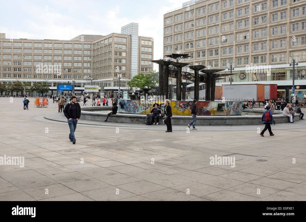 Alexanderplatz Berlin Germany Stock Photo