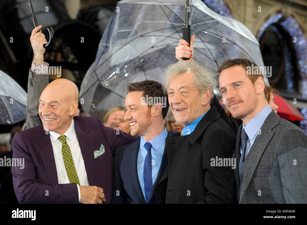 Cast Attends The X Men Days Of Future Past Uk Premiere On 12052014 At Odeon Leicester Square 