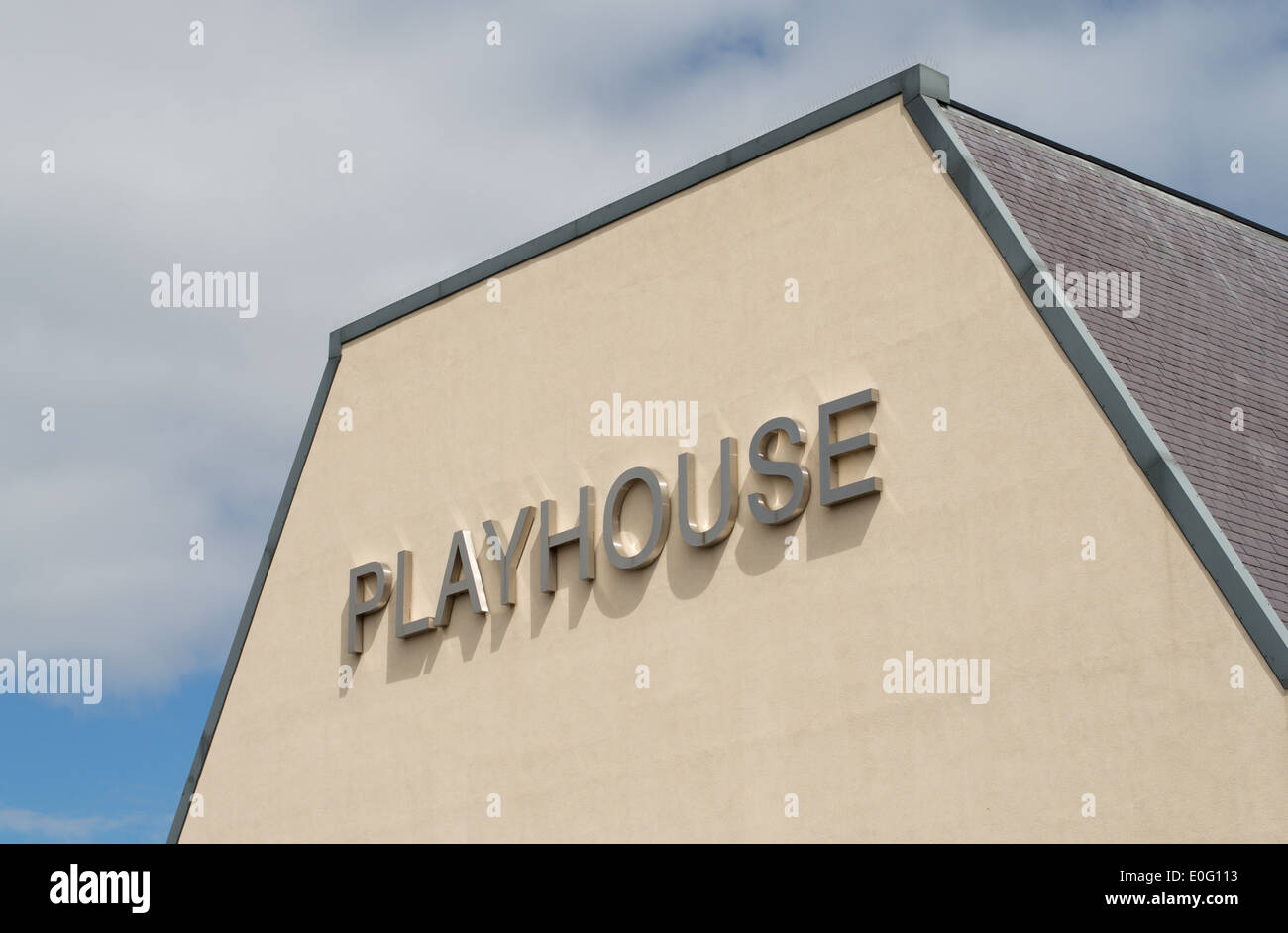 Whitley Bay playhouse sign north east England UK Stock Photo Alamy