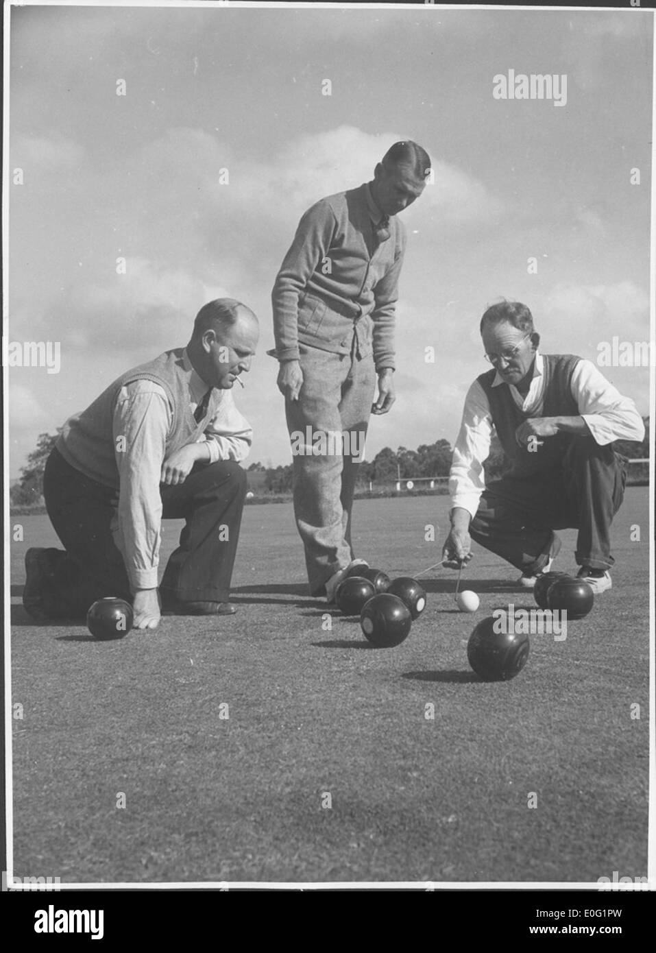 Lawn bowls australia Black and White Stock Photos & Images Alamy