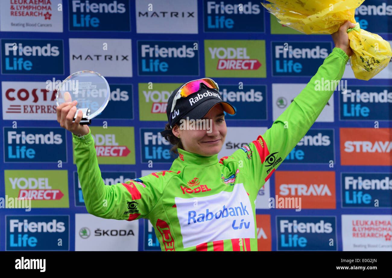 Marianne Vos wins the Yodel Direct points jersey in the Friends Life ...