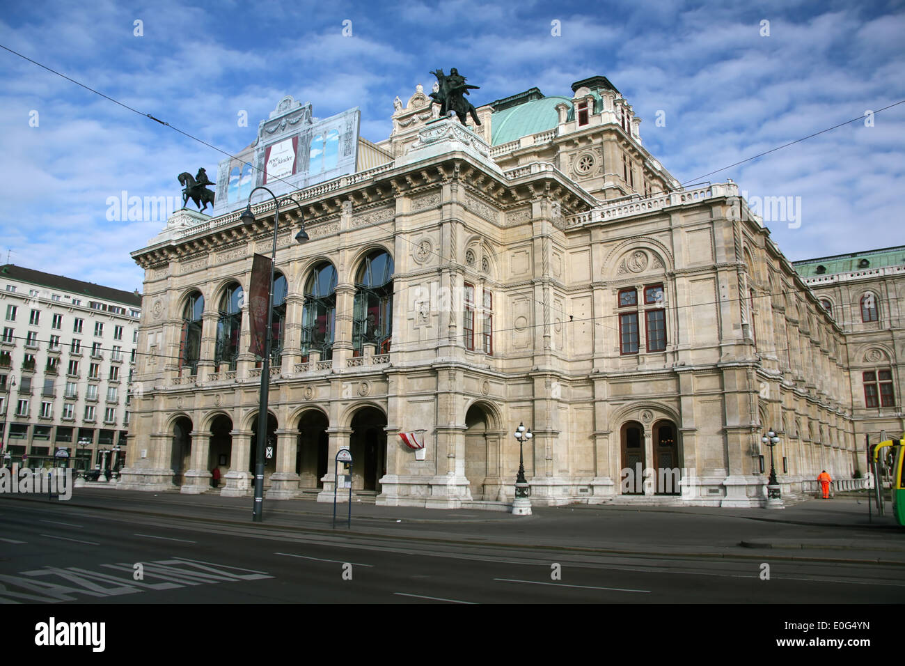 Vienna, opera , Wien, Oper Stock Photo