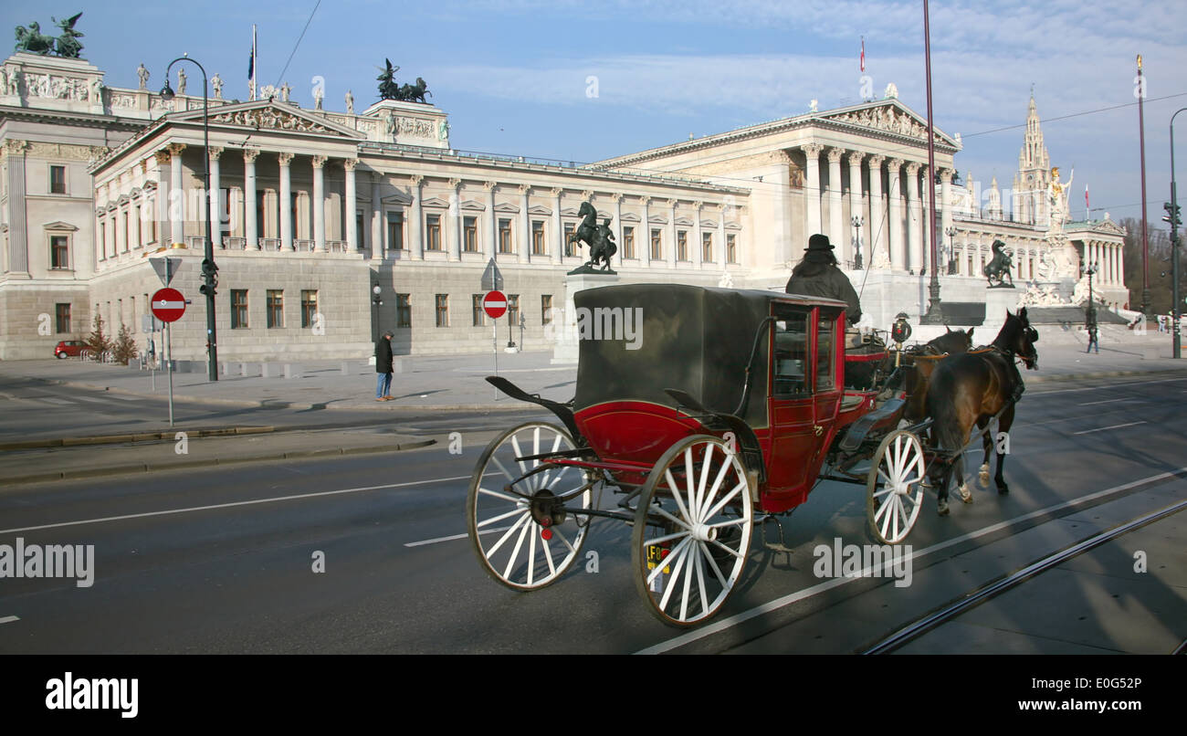 Austria, Vienna, parliament , oesterreich, Wien, Parlament Stock Photo