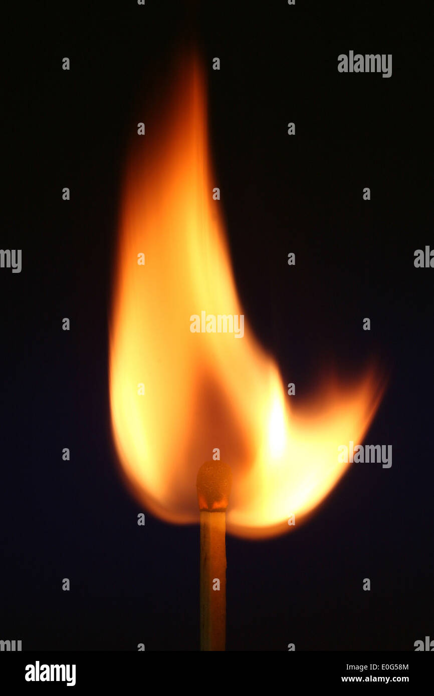 Burning match, burnt down, lighted, lighted, lighted, lighted, light