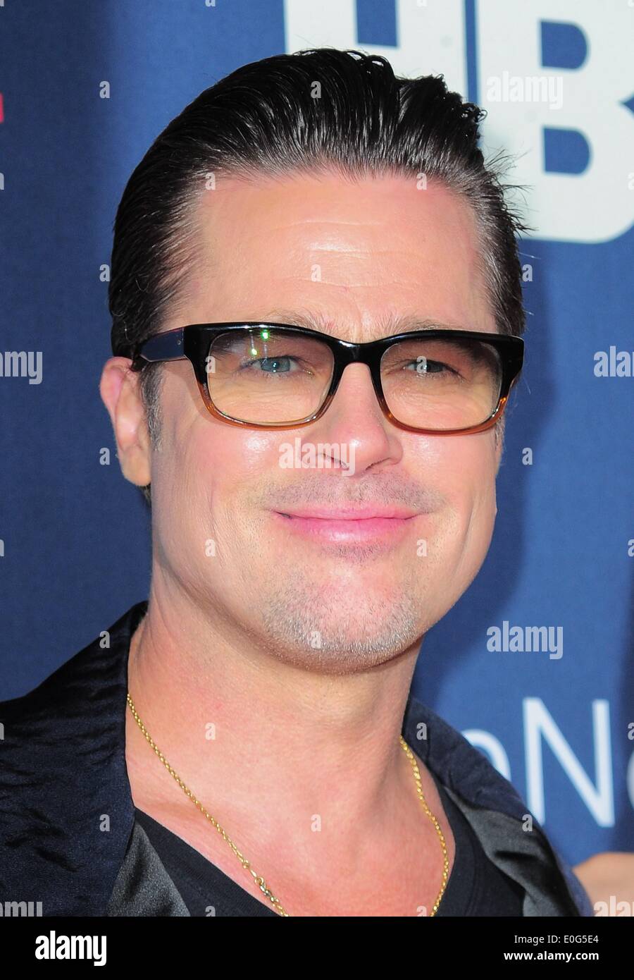 New York, NY, USA. 12th May, 2014. Brad Pitt at arrivals for THE NORMAL  HEART Premiere on HBO, Ziegfeld Theatre, New York, NY May 12, 2014. Credit:  Gregorio T. Binuya/Everett Collection/Alamy Live