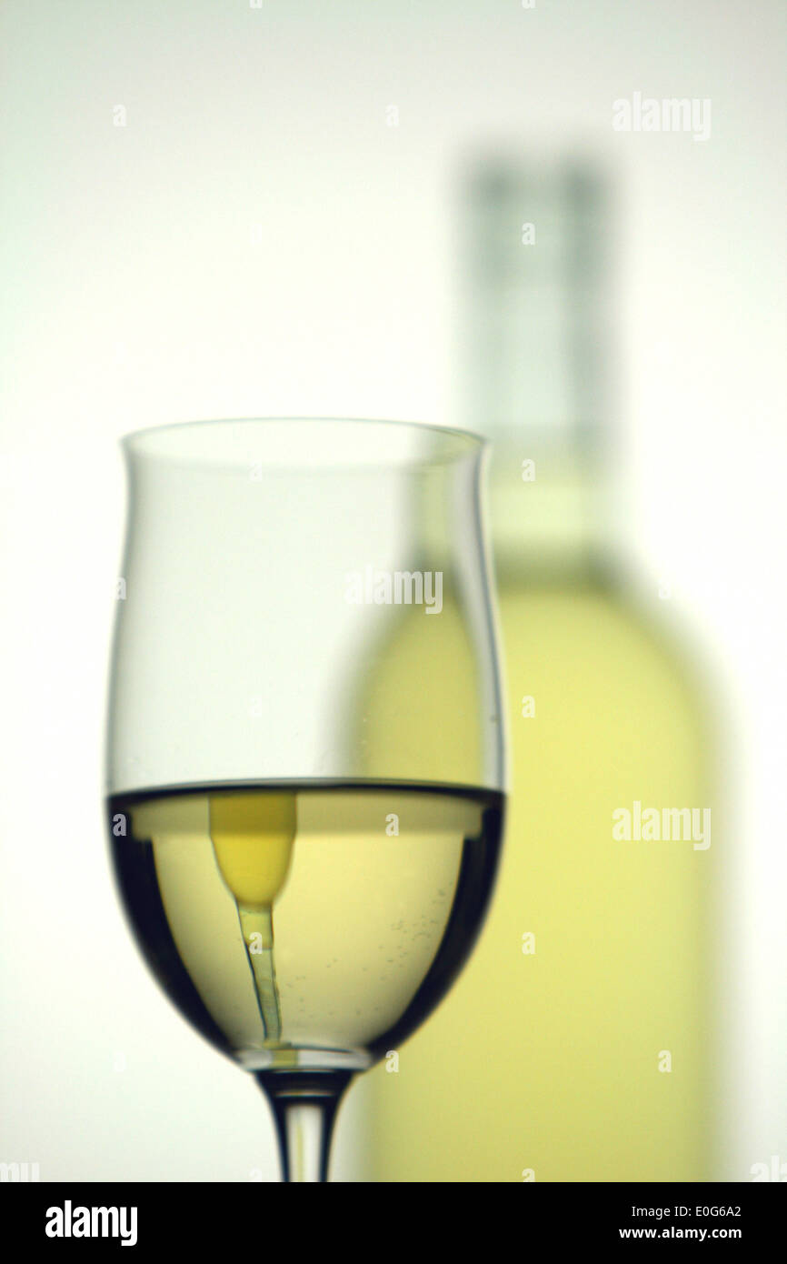 wine, white wine glass glasses of Stock Photo Alamy