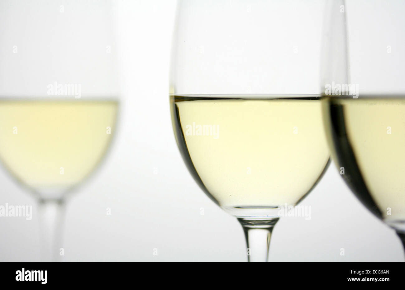 wine, white wine glass glasses of Stock Photo