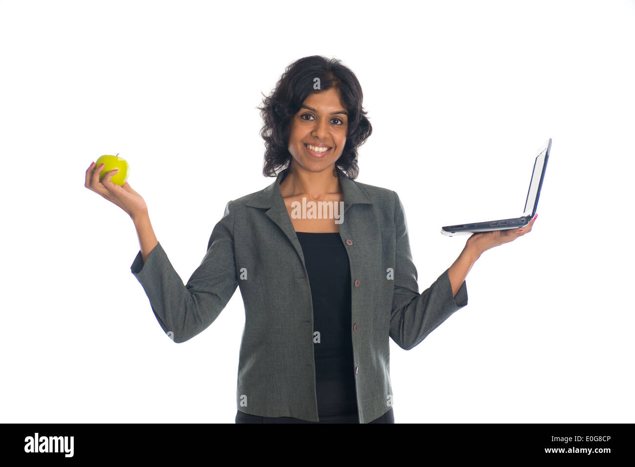 african american woman work life balance Stock Photo - Alamy