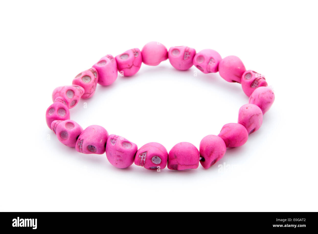 Pink skull bracelet sale