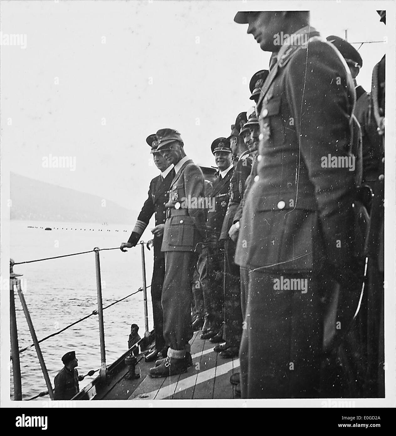 Auf dem Flaggschiff des Admirals Nordmeer in Erwartung der siegreichen