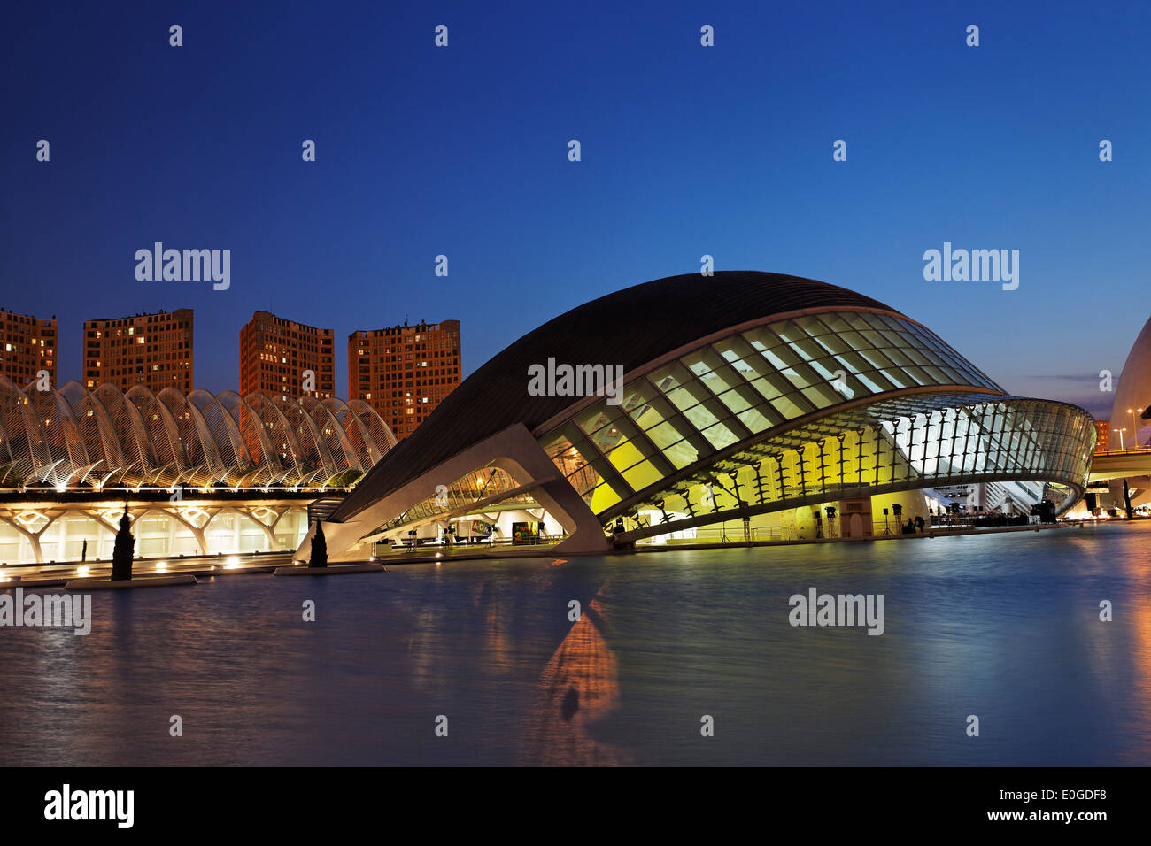 Hemisferic, City of Arts and Science, Province Valencia, Valencia, Spain Stock Photo