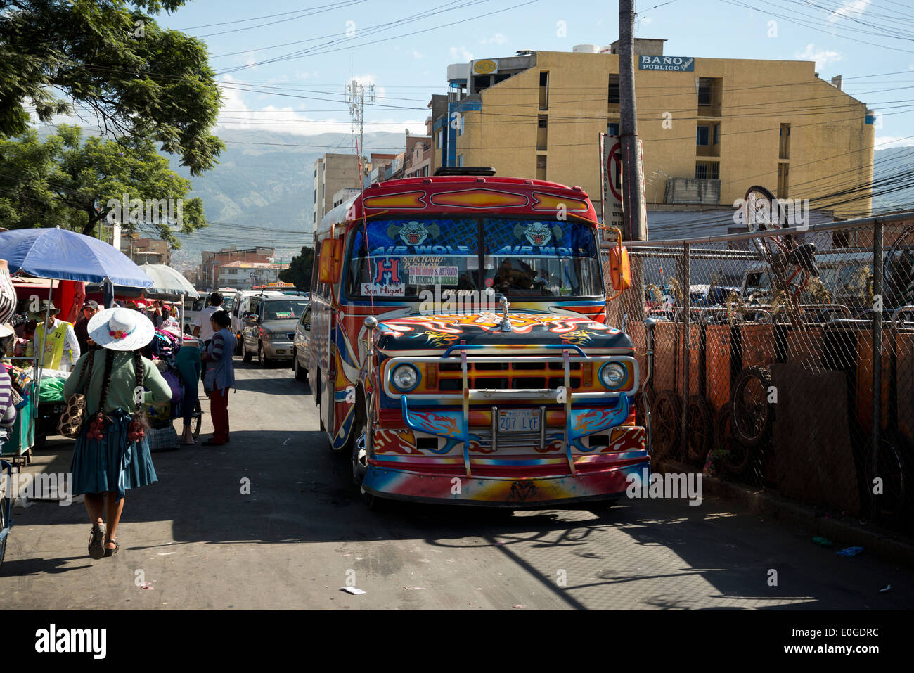 La Cancha market, Cochabamba, Bolivia Stock Photo