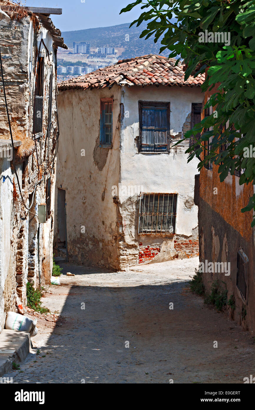 Old run down traditional Turkish village houses Stock Photo