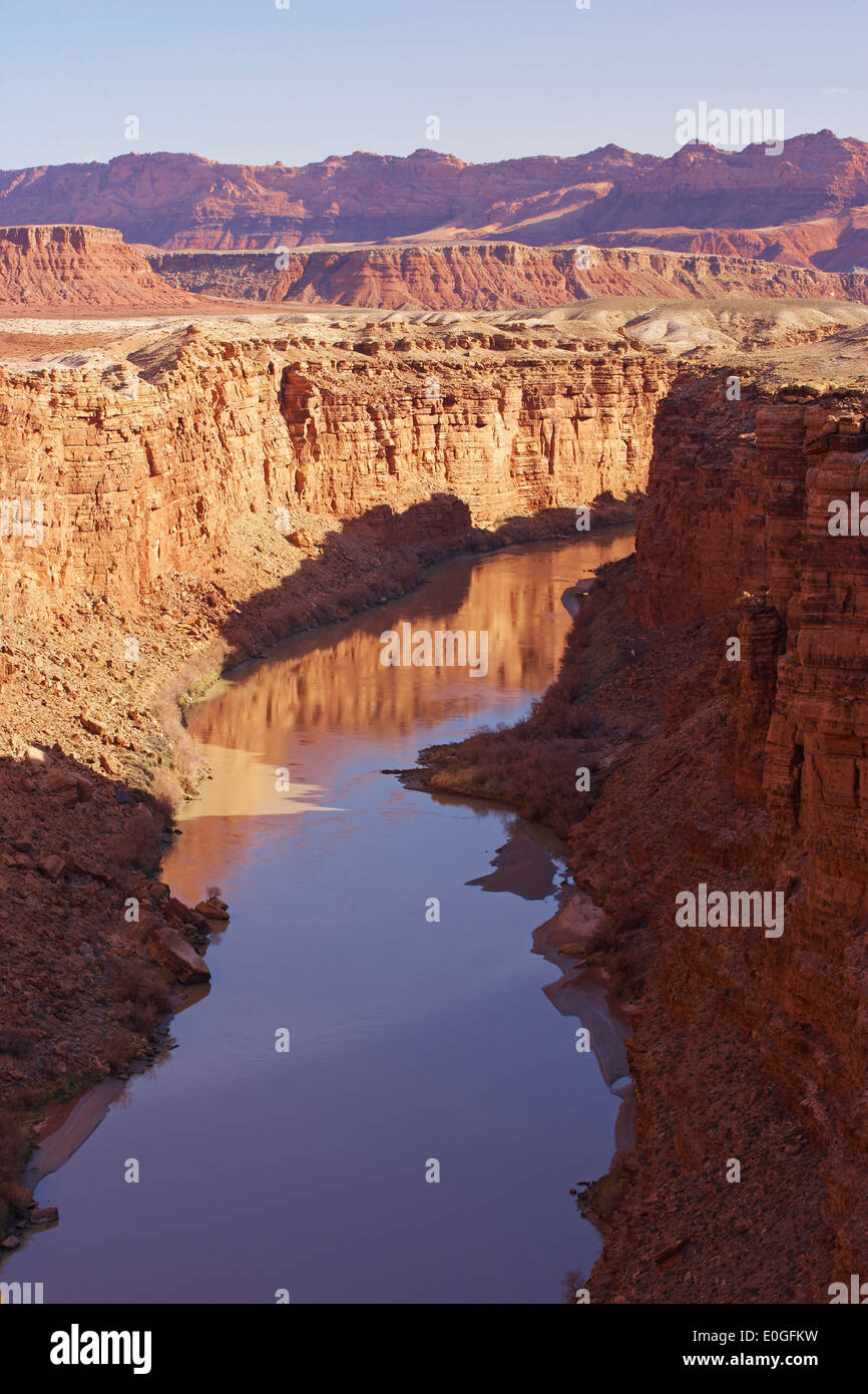 View of the Colorado river, Marble Canyon, Vermilion Cliffs, Arizona