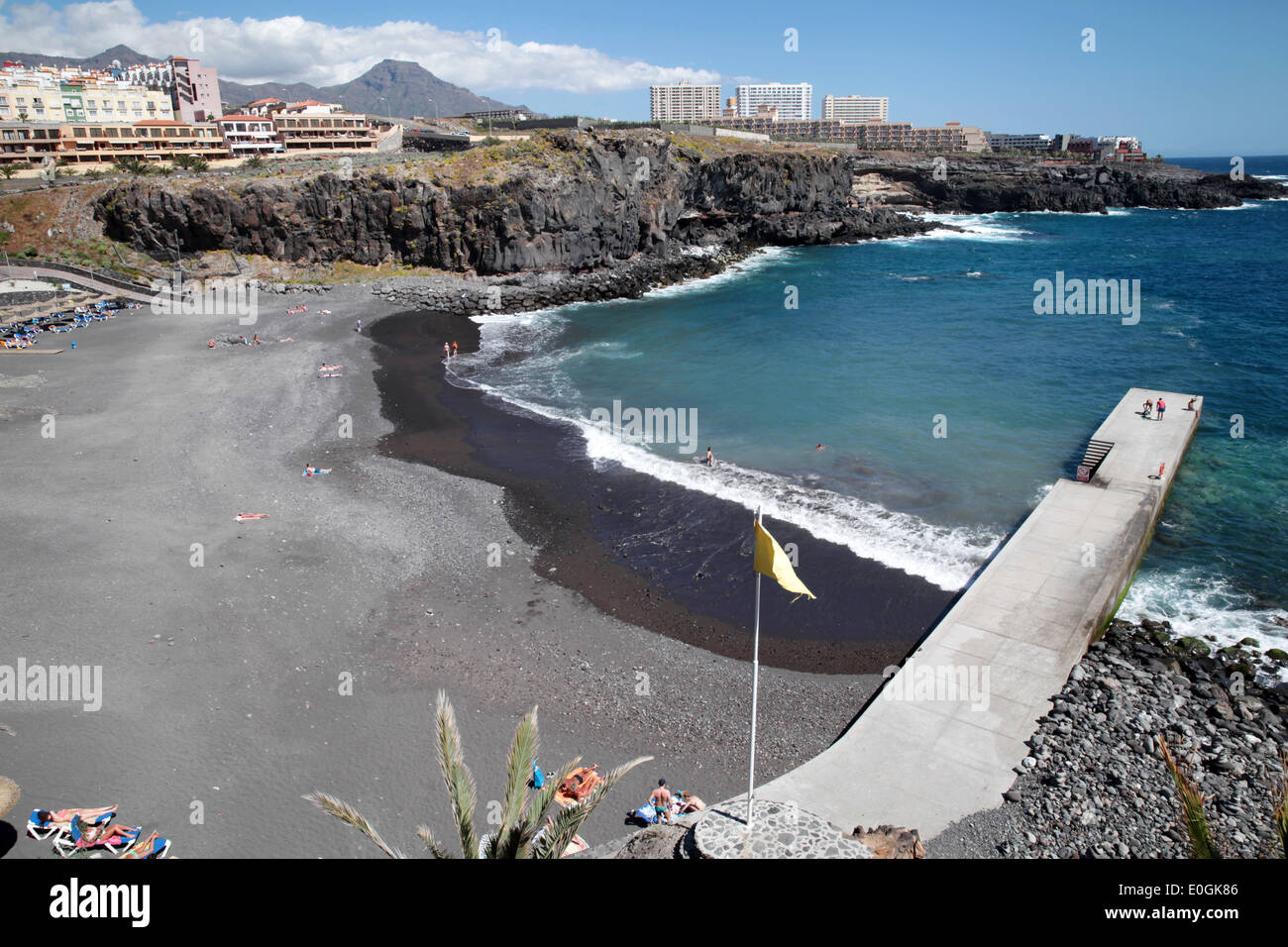 Callao Salvaje beach in Tenerife island (spain Stock Photo Alamy