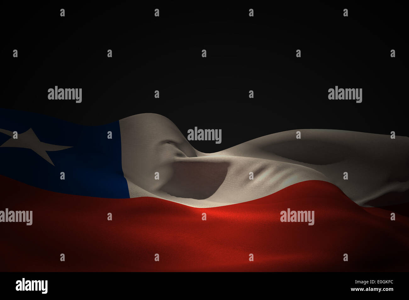 Chile flag waving Stock Photo Alamy
