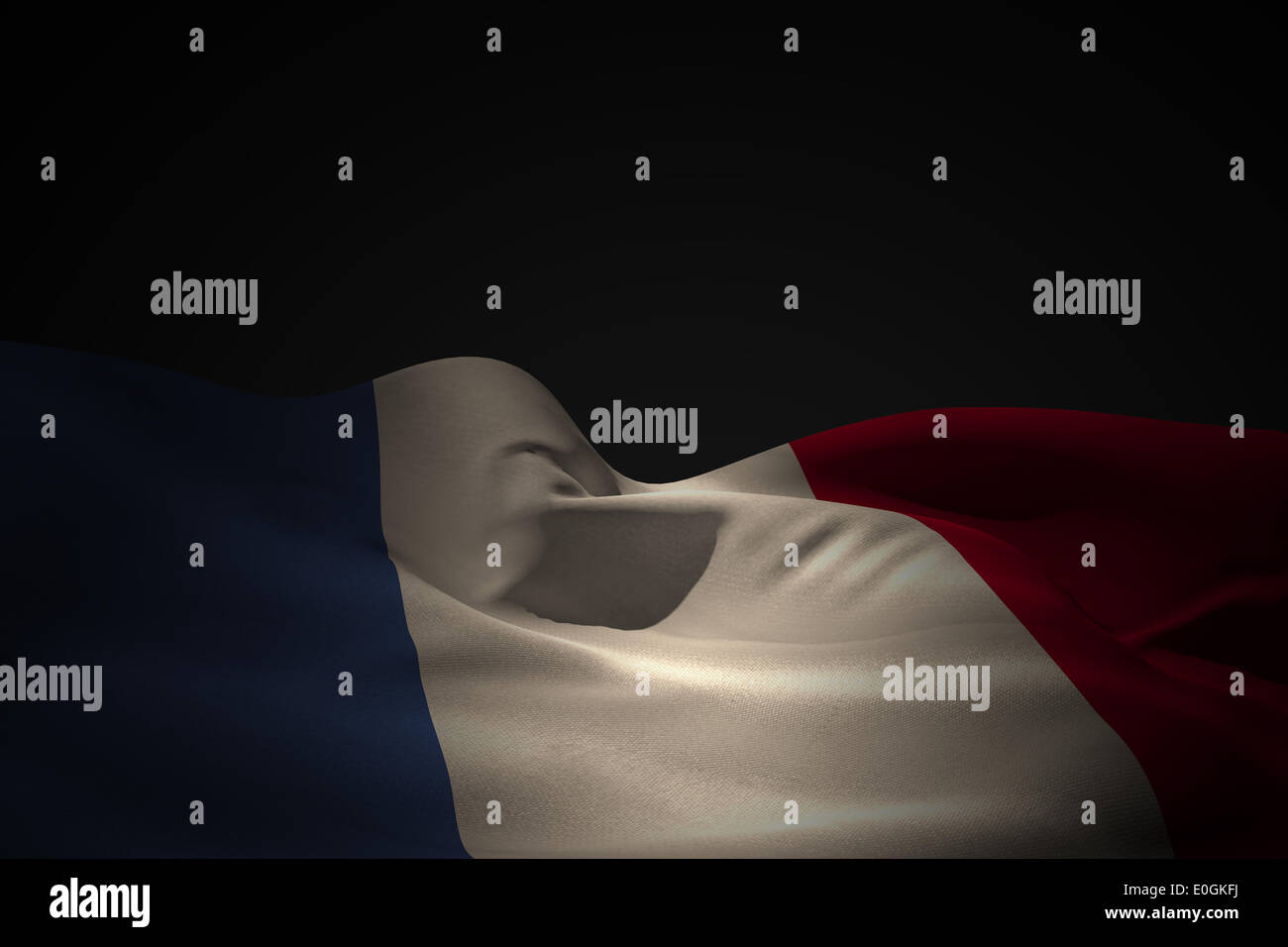 France flag waving Stock Photo Alamy
