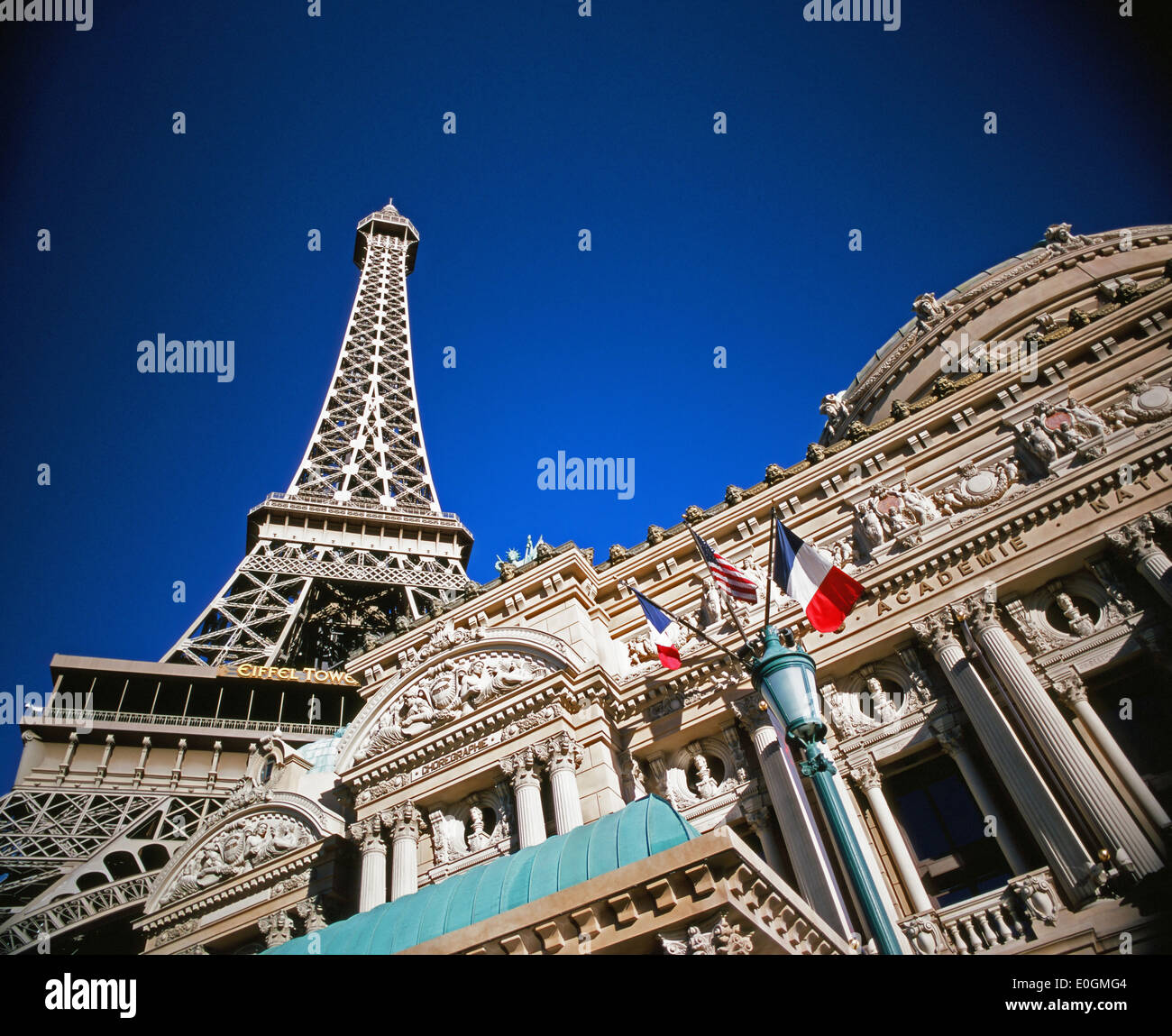 Paris hotel in Las Vegas, U.S.A Stock Photo