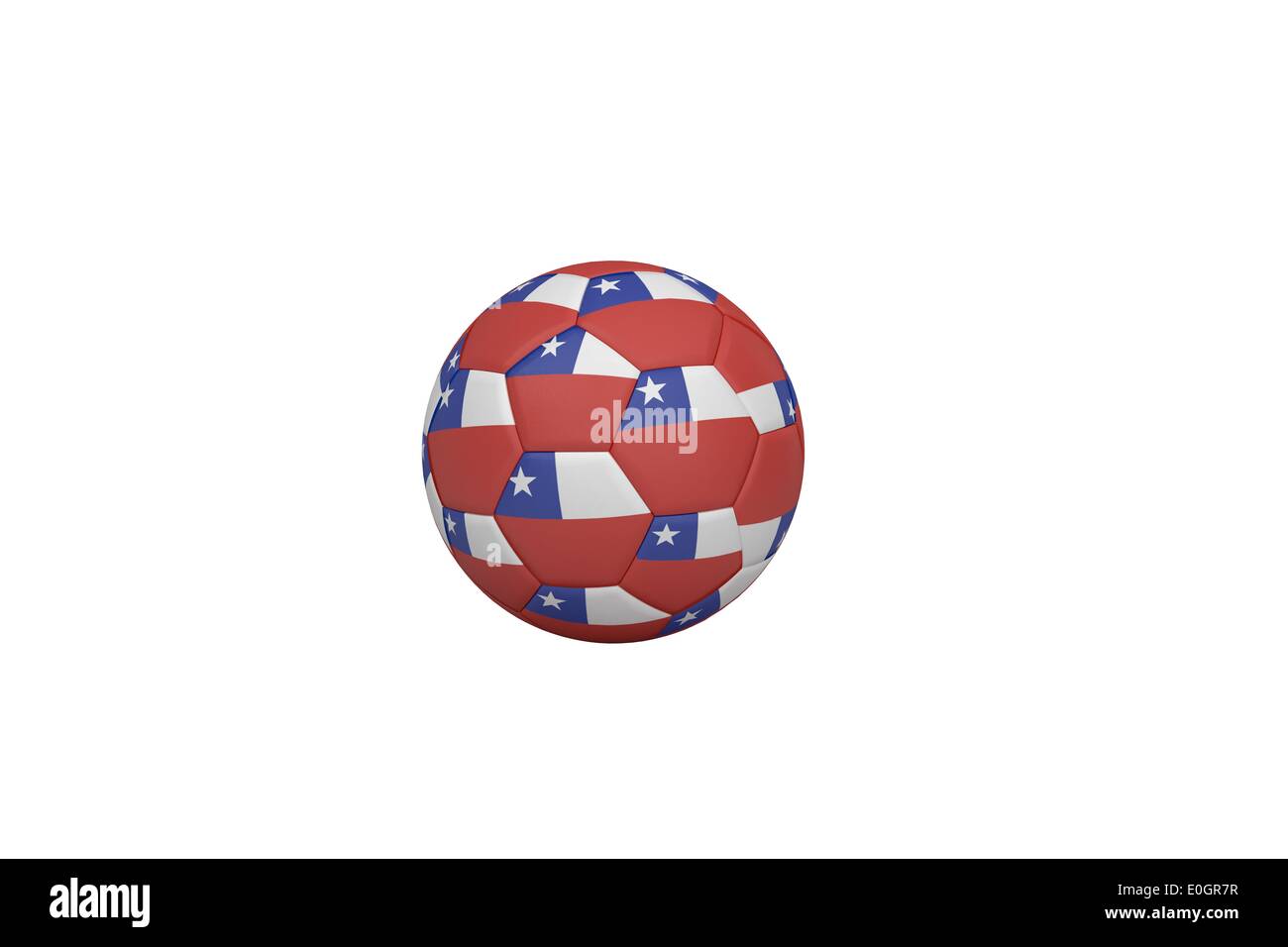 Football in chile colours Stock Photo Alamy