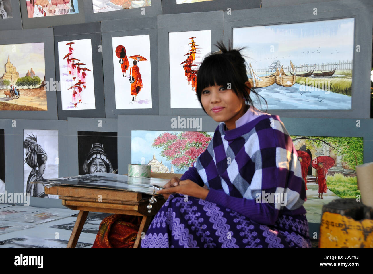 Myanmar birma burma amarapura hi-res stock photography and images - Alamy