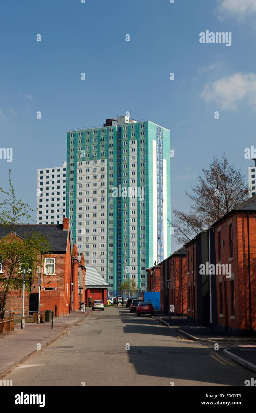 Chimney Pot Park Salford High Resolution Stock Photography And Images Alamy