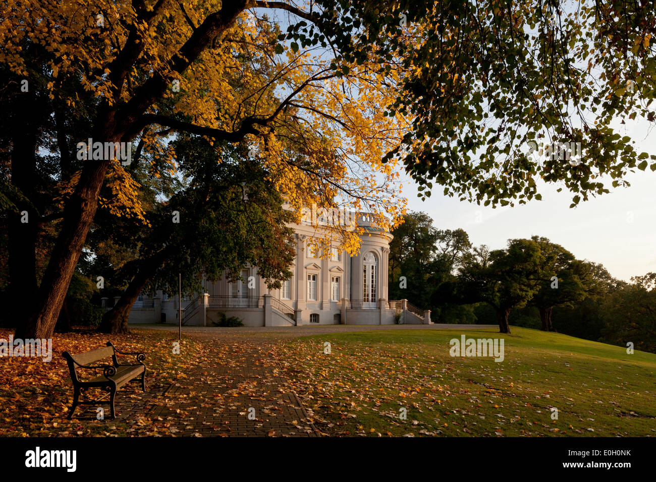 Autumn at Richmond Palace, country palace, Brunswick, Lower Saxony, Germany Stock Photo