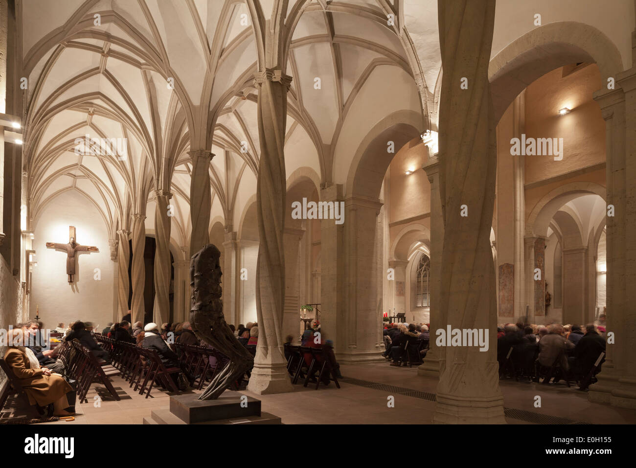 Brunswick cathedral, gothic style, Advent service, Burgplatz, Brunswick, Lower Saxony, Germany Stock Photo