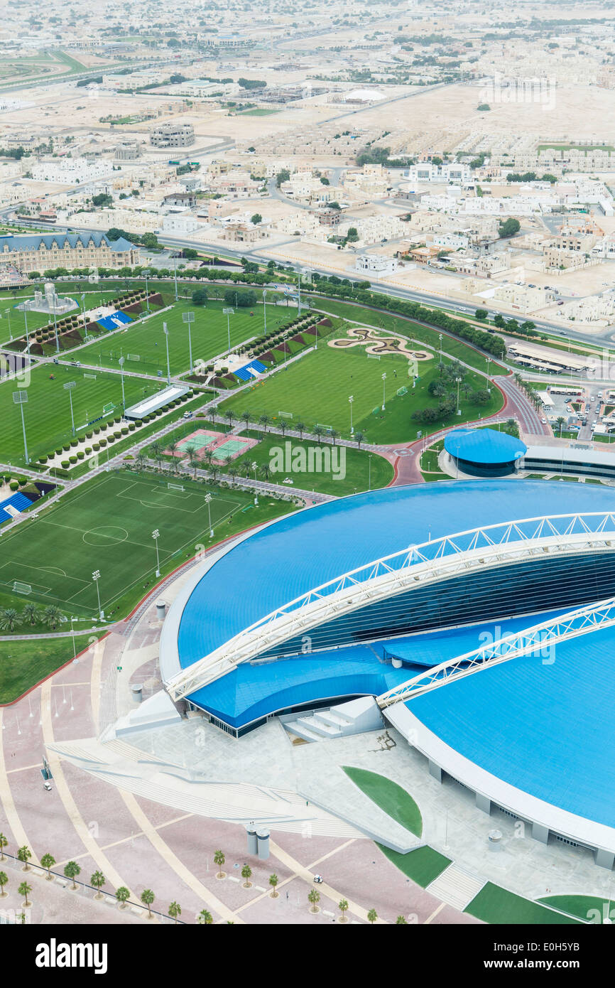 Qatar, Doha, Aspire Sports Center Stock Photo