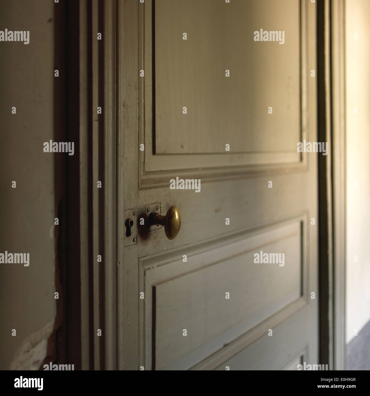 Paneled wooden door hi-res stock photography and images - Alamy
