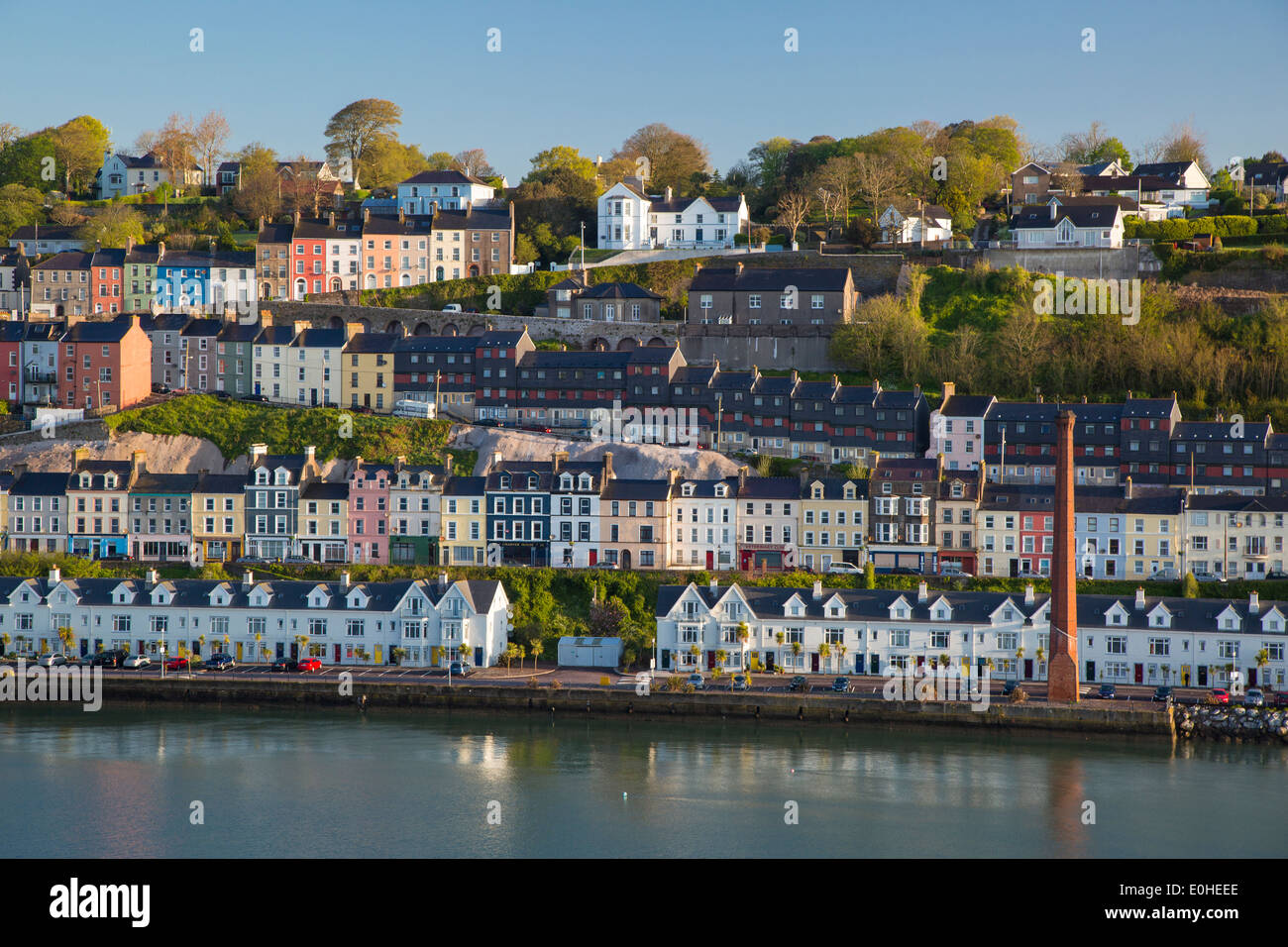 Harbor town of Cobh - RMS Titanic's final port of call, County Cork, Ireland Stock Photo