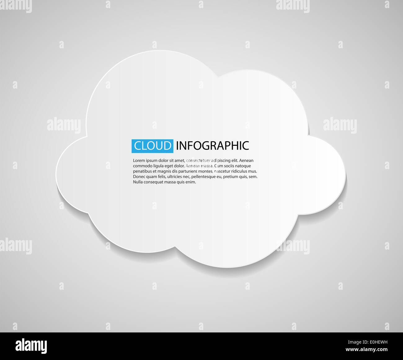 Cloud Computing Business Concept Vector Illustration Stock Photo - Alamy