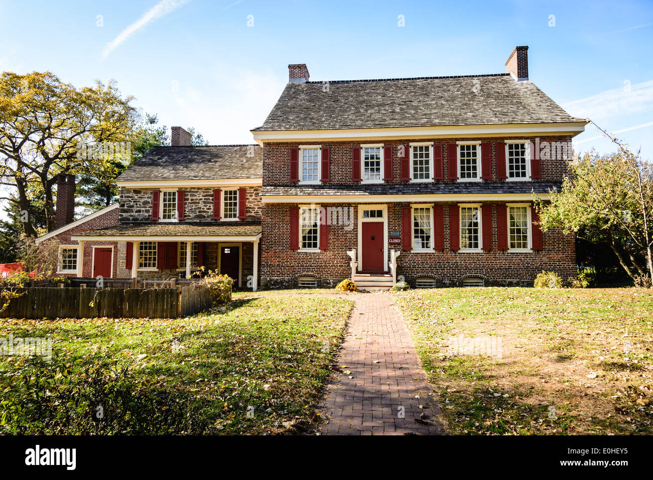 Whitall House, Red Bank Battlefield Park, National Park, New Jersey